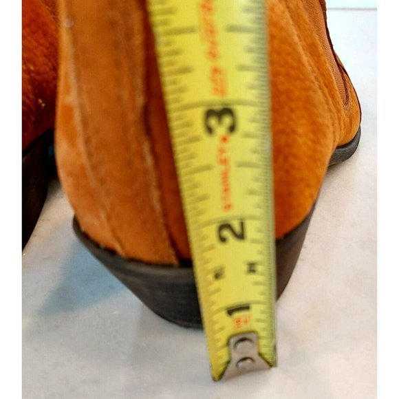 Lucky Brand Joelle Light Brown‎ Nubuck Leather Ankle Booties, Size 8.5 - Picture 8 of 8